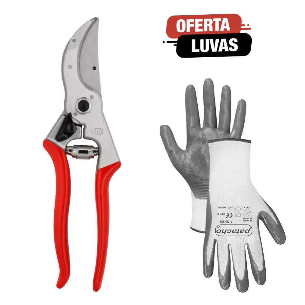 Felco 4 Pruning Shears with Free Size 9 Gloves