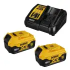 Kit Dewalt Berbequim Percussão + Martelo Eletropneumático 18V 5Ah DCK229P2T