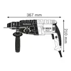 Martillo perforador Bosch GBH 240 SDS Plus + estuche de transporte