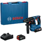 Martelo Perfurador Bosch SDS Plus GBH 18V-18 + 2 Baterias 4 Ah + Mala de Transporte