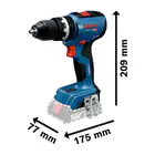 Kit Bosch - Berbequim + Rebarbadora + 2 Baterias 4Ah + Carregador + Saco de Transporte