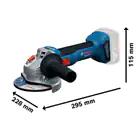 Kit Bosch - Berbequim + Rebarbadora + 2 Baterias 4Ah + Carregador + Saco de Transporte
