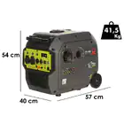 Gerador Inverter a Gasolina 4200W Pramac PMI 4500 c/ Arranque Elétrico