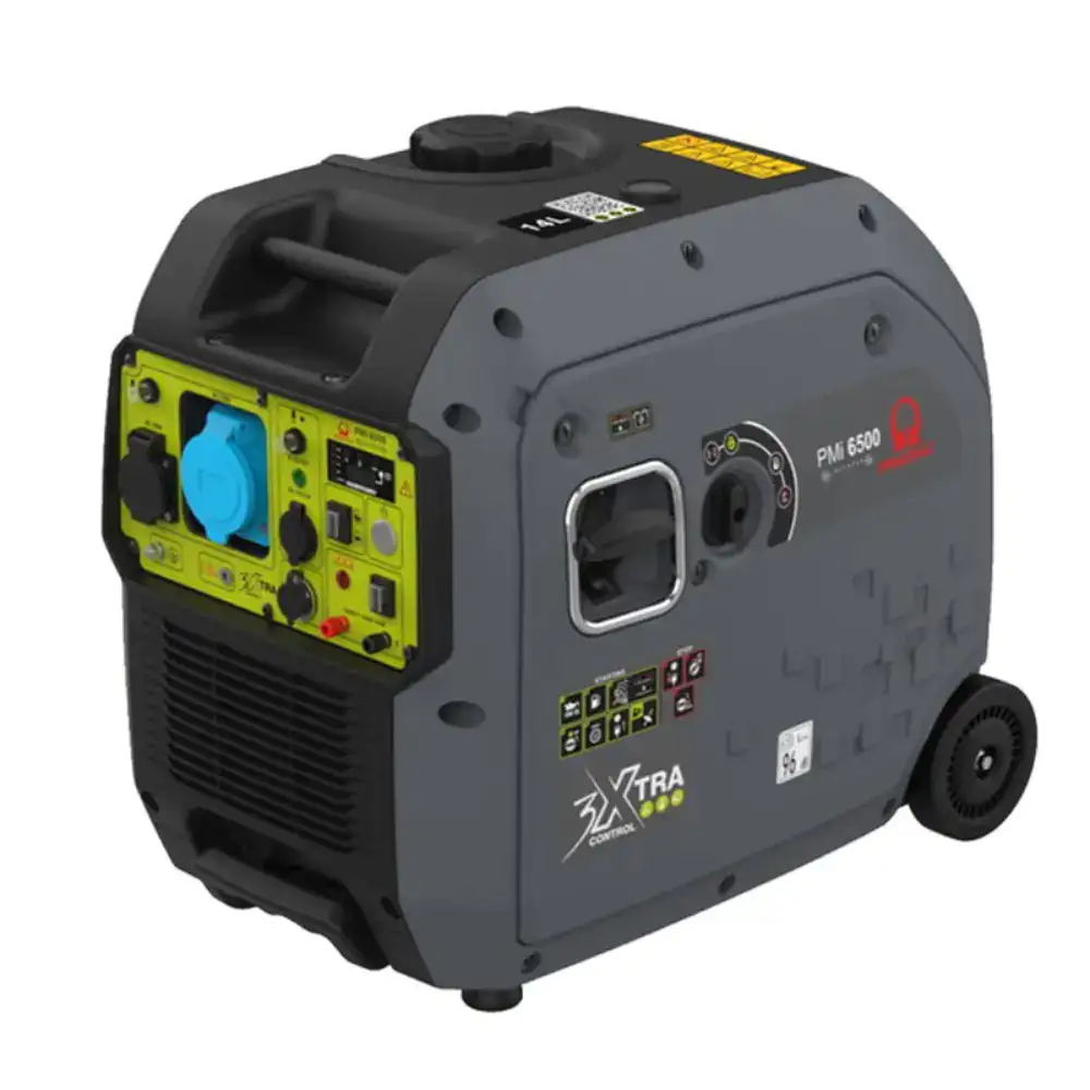 Gerador Inverter a Gasolina 6500W Pramac PMI 6500 c/ Arranque Elétrico