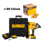 Kit DeWALT - Pregadora Betão S/Escovas + 50 Pregos DCN890P2 DCN8901020