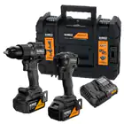 Kit XR 18V DeWalt x McLaren - Berbequim Percussão + Aparafusadora de Impacto DCK2222MP2T