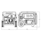 Gerador Trifásico a Gasolina Formigal-S 8.8 kVA 400V Genergy