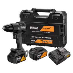 Berbequim a Bateria XR 18V McLaren x Dewalt c/ 2 Baterias e Mala de Transporte