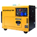 Kompak K6100SE 6.6 kVA Soundproof Diesel Generator with Electric Start