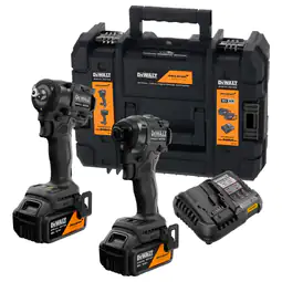 Kit Dewalt McLaren DCK2224MP2T Aparafusador + Chave de Impacto 1/2'' XR 18V