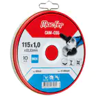 MacFer Stainless Steel Abrasive Disc Pack 115x1x22.23mm (10 pieces)