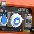 Gerador a Gasolina Premium Genergy Baqueira-S 230V 7000W