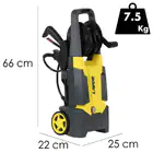 Hidrolimpiadora Lavor Dive de alta presión (135 bares, 420 l/h) con accesorios incluidos.