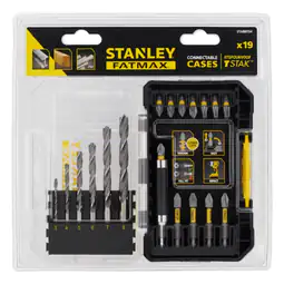Kit Pontas e Brocas Fatmax Stanley 19 Peças