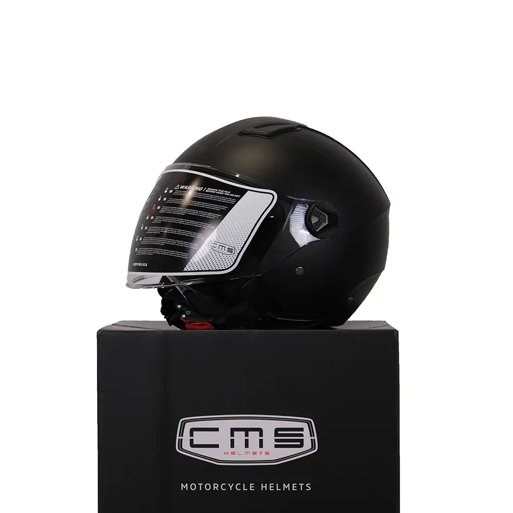 Capacete D-Jet Plain Preto Matt 