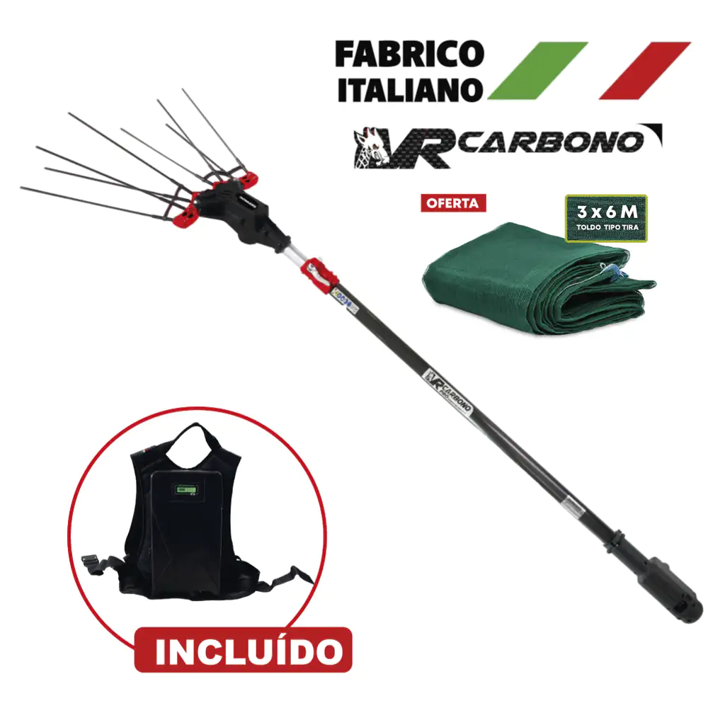 Varejador Donker´s VR Carbono 600W 36V + Bateria Power 2100