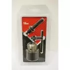 Drill chuck with key, 13mm.