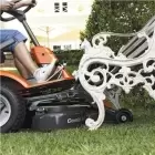 Rider Husqvarna R 214TC + Combi 94 cutting platform