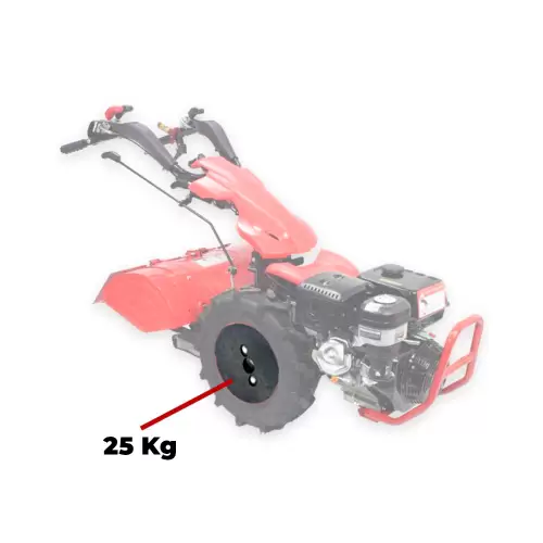 Par de pesos 50kg para Motocultivador