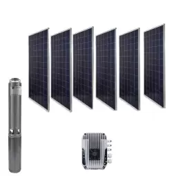 Kit Eletrobomba Solar Franklin KSA09 189mts - 3,0m³/h