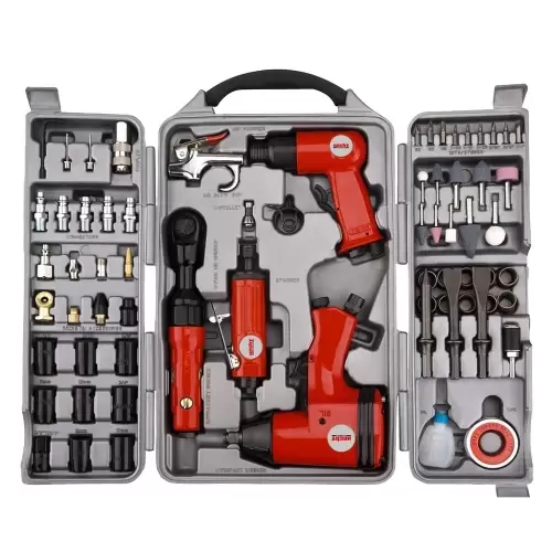 Kit de Ferramentas Pneumáticas Hecht - 71 acessórios