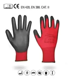Luvas de Poliéster Vermelho Patacho