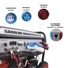 Gerador HECHT Híbrido a Gasolina Trifásico e Monofásico 10kVA
