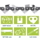 Corrente X-CUT para Motosserra Husqvarna SP21G 10″ – .0325″