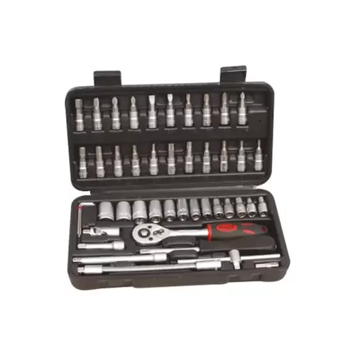 Jogo de Chaves CR-V 1/4″ 46 Peças
